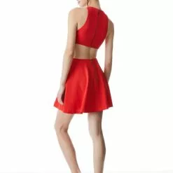 Alice & Olivia Cara Cut Out Mini Dress
