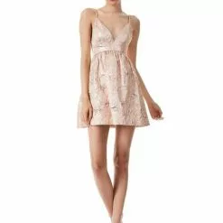 Alice & Olivia Foley Curved Waisted Party Dress