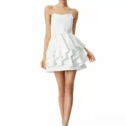 Alice & Olivia Nadie Scooped Bustier Mini Dress New