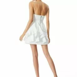 Alice & Olivia Nadie Scooped Bustier Mini Dress New