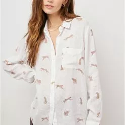 Rails Charli Top In Playful Cheetahs