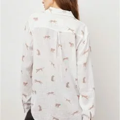 Rails Charli Top In Playful Cheetahs