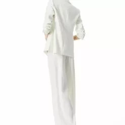 Alice & Olivia New Nigel Scrunched Cuff Blazer