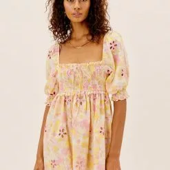 For Love And Lemons Sustainable Claire Mini Dress