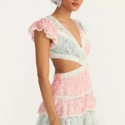 Love Shack Fancy Audrina Mini Dress