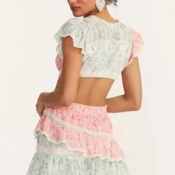 Love Shack Fancy Audrina Mini Dress