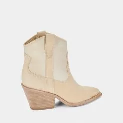 Dolce Vita Nashe Bootie In Vanilla Nubuck
