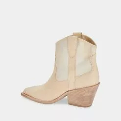 Dolce Vita Nashe Bootie In Vanilla Nubuck