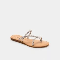 Dolce Vita New Dexla Sandal In Bone Snake Print