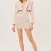 For Love And Lemons Dionne Cropped Blazer