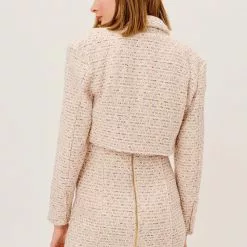 For Love And Lemons Dionne Cropped Blazer