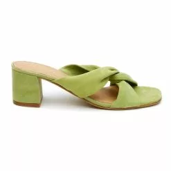 Matisse Fig Heel In Lime Sustainable