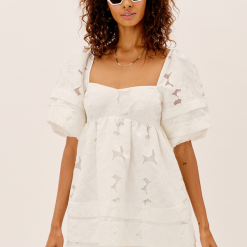 For Love And Lemons Sustainable Evelyn Babydoll Dress