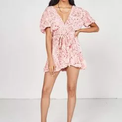 Misa New Eloise Dress In Rose Lemonade