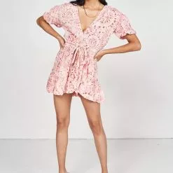 Misa New Eloise Dress In Rose Lemonade