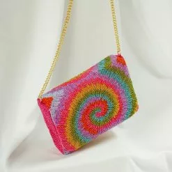 Moyna Hemline Exclusive Swirl Tie-Dye Bag