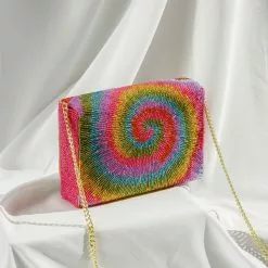 Moyna Hemline Exclusive Swirl Tie-Dye Bag