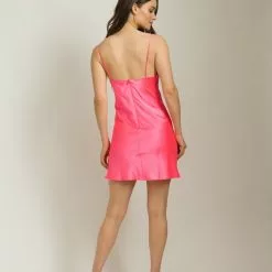 New Hemline Exclusive Frida Dress In Neon Pink
