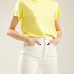 AGOLDE Sustainable Rena T Shirt In Tarte