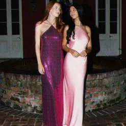 Hemline Exclusive Johanna Gown In Light Pink