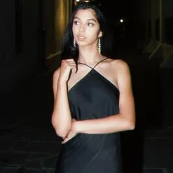 Hemline Exclusive Johanna Gown In Black New