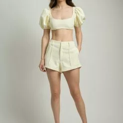 For Love & Lemons Courtney Crop Top