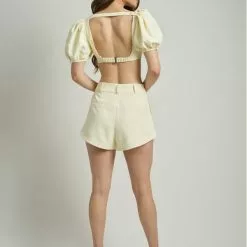 For Love & Lemons Courtney Crop Top