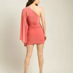 Misa Parvaneh Mini Dress In Coral New 7 Misa Parvaneh Mini Dress In Coral New