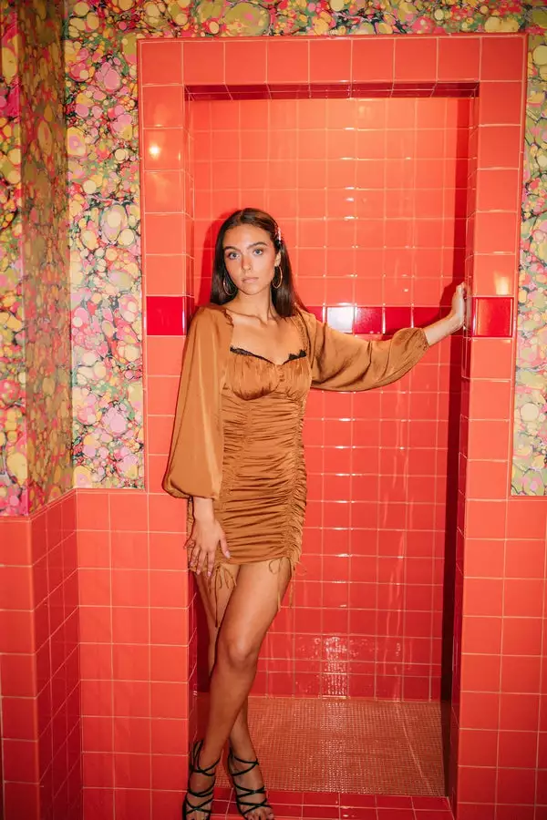 ASTR The Label New Mardi Dress In Bronze 2 ASTR The Label New Mardi Dress In Bronze