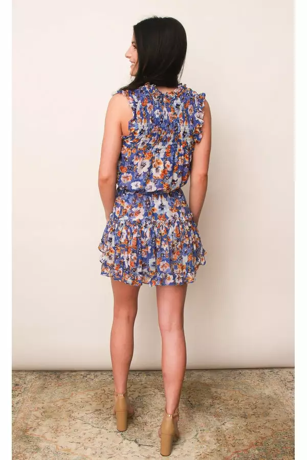 Misa New Aila Dress In Blue Pansy 3 Misa New Aila Dress In Blue Pansy