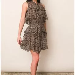 Misa New Emogene Dress In Tamarin Tile