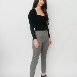 Mavi Anna Jeans In Gunmetal New