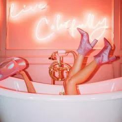 Betsy Johnson Cady Bootie In Light Pink New