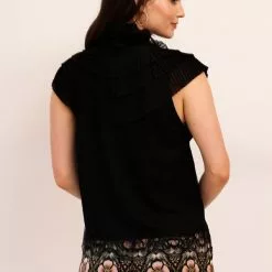 Alice & Olivia New Remington Lace Collar Blouse