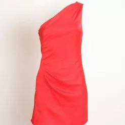 Hemline Exclusive Luna Dress In Red