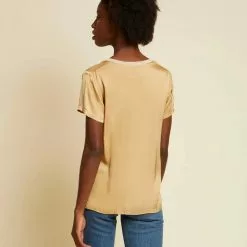 Nation LTD June Sateen V Neck New