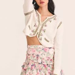 Love Shack Fancy Pernille Skirt