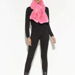Apparis Luna Scarf In Pink Sustainable