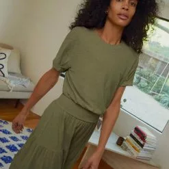 Nation LTD New Martine Casual Peasant Dress