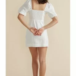 MINKPINK Leigh Mini Dress In White 5 MINKPINK Leigh Mini Dress In White