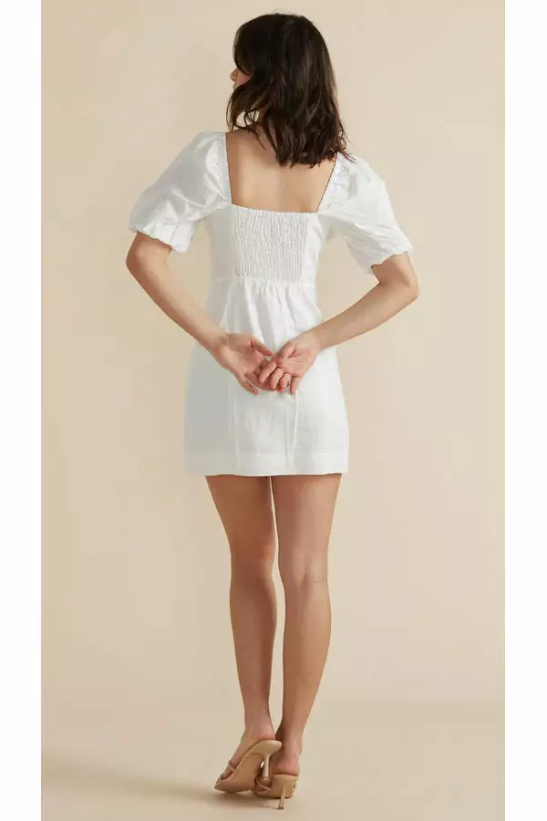 MINKPINK Leigh Mini Dress In White 3 MINKPINK Leigh Mini Dress In White