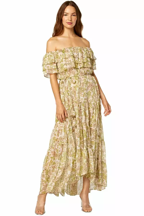 Misa New Olympia Dress - Green Goddness 1 Misa New Olympia Dress - Green Goddness