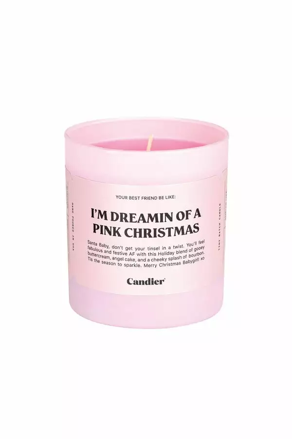 Ryan Porter Candles Pink Christmas Candle New 1 Ryan Porter Candles Pink Christmas Candle New