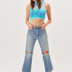 For Love And Lemons Sustainable Rosa Crop Top Sweater