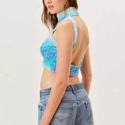 For Love And Lemons Sustainable Rosa Crop Top Sweater