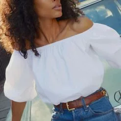 Nation LTD Sustainable Sonali Bubble Hem Top