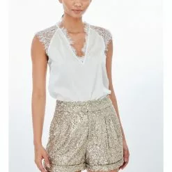 Generation Love Louisa Lace Combo Blouse