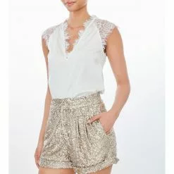 Generation Love Louisa Lace Combo Blouse