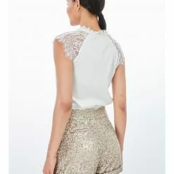 Generation Love Louisa Lace Combo Blouse