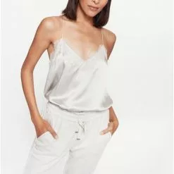 Cami NYC Racer Charmeuse In Frost New